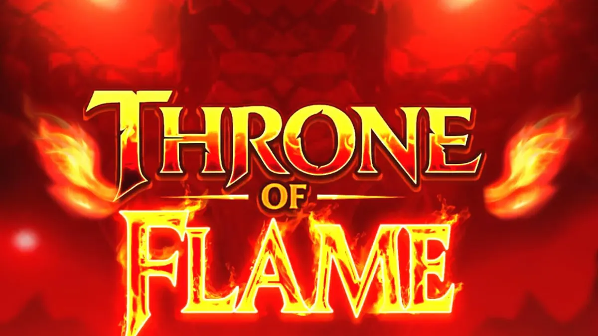 Visual naga dan harta karun dalam slot Throne of Flame